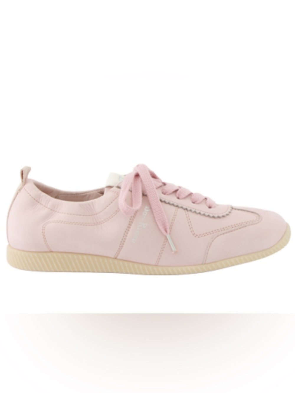 Pink Leather Sneaker. Super soft